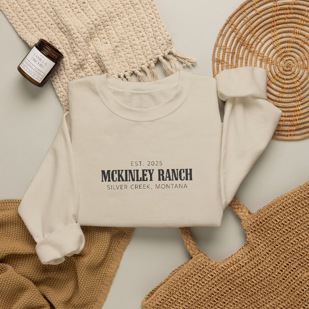 McKinley Ranch Embroidered Pullover Sweatshirt