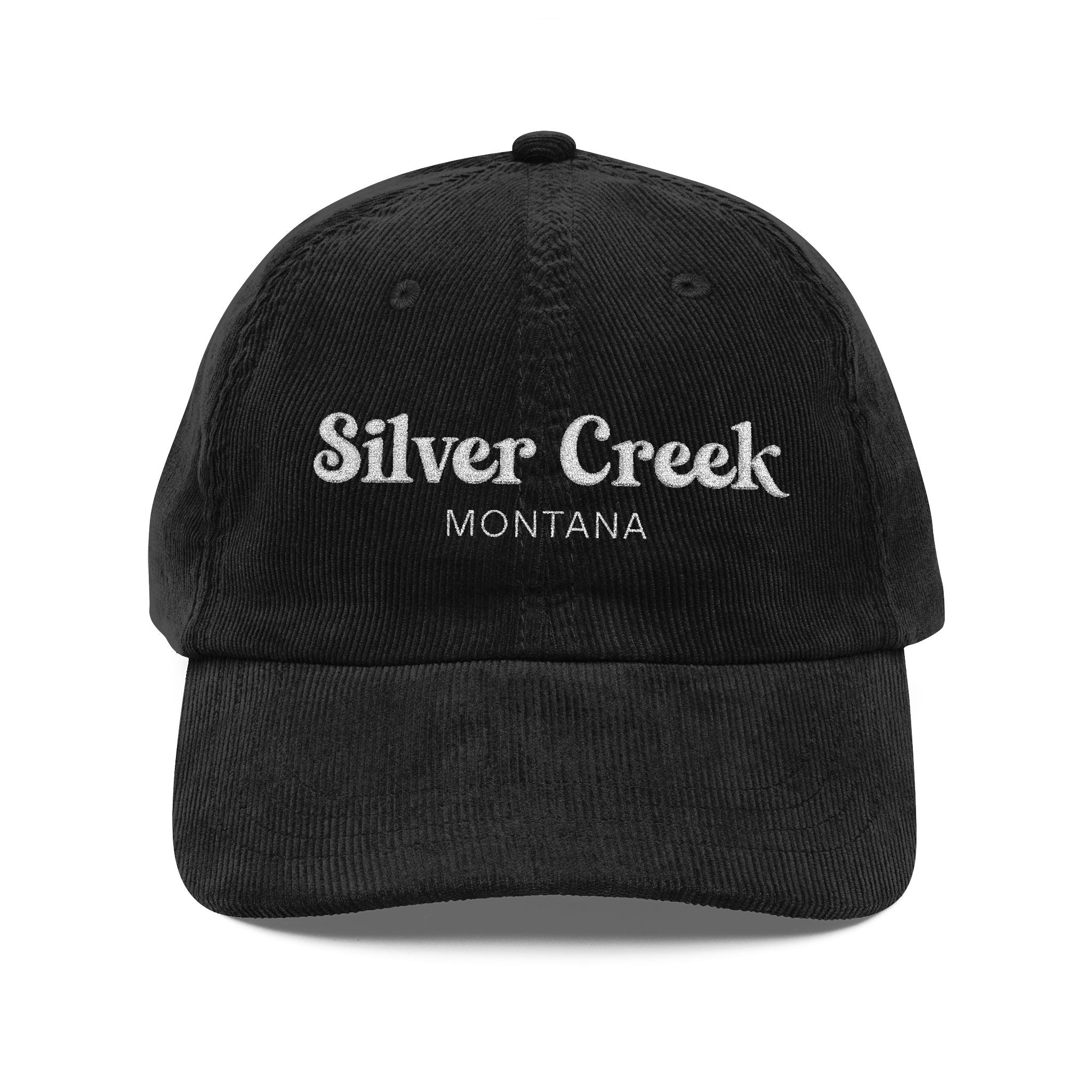 Silver Creek Montana Embroidered Corduroy Cap